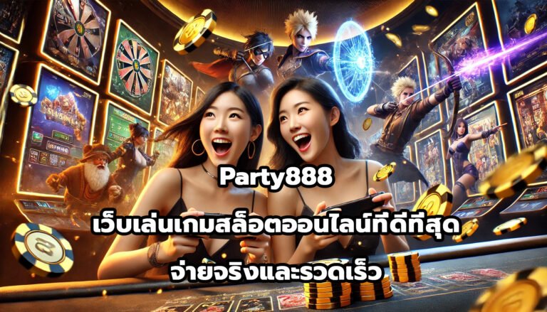 Party888 เว็บเล่นเกมสล็อตออนไลน์ที่ดีที่สุด จ่ายจริงและรวดเร็ว-3