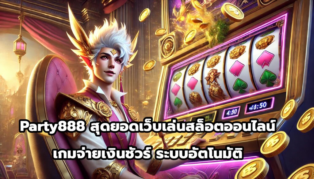 party888 สุดยอดเว็บเล่นสล็อตออนไลน์ เกมจ่ายเงินชัวร์ ระบบอัตโนมัติ-8