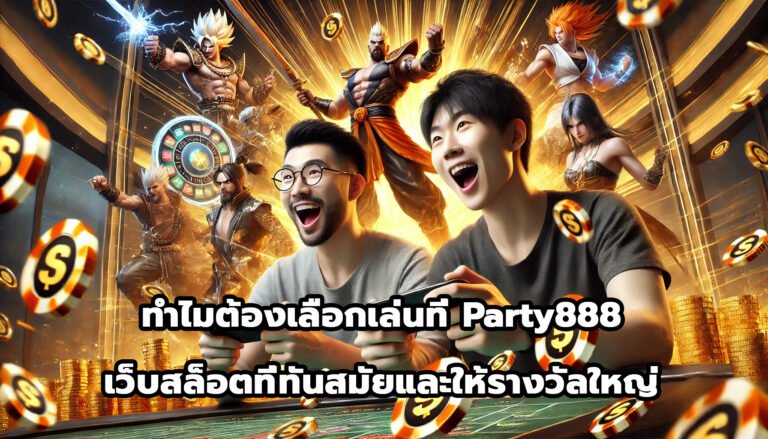 ทำไมต้องเลือกเล่นที่ party888 เว็บสล็อตที่ทันสมัยและให้รางวัลใหญ่-4