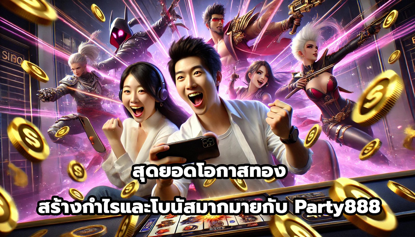 สุดยอดโอกาสทอง สร้างกำไรและโบนัสมากมายกับ Party888-2