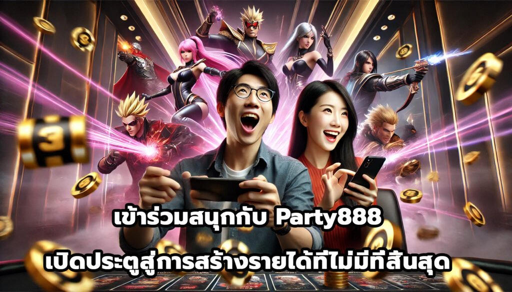 เข้าร่วมสนุกกับ party888 เปิดประตูสู่การสร้างรายได้ที่ไม่มีที่สิ้นสุด-1